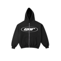 Hoodie zip boxy