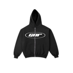 Hoodie zip boxy
